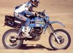 Serge Bacou sur XT500 - Dakar 1982
